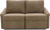 DOMO. collection Sofa Relax Box, 2-Sitzer Couch mit Boxspringfederung und Schlaffunktion, 2er Schlafsofa, Polstergarnitur 168 x 96 x 86 cm (BxTxH), braun-beige Bild 2