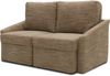 DOMO. collection Sofa Relax Box, 2-Sitzer Couch mit Boxspringfederung und Schlaffunktion, 2er Schlafsofa, Polstergarnitur 168 x 96 x 86 cm (BxTxH), braun-beige Bild 3
