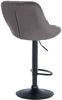 2er Set Barhocker Lazio Samt schwarz Bild 5