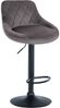 2er Set Barhocker Lazio Samt schwarz Bild 3