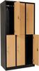 Garderobenschrank 6- türig schwarz/Buche Dekor Bild 4