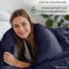 Cozyor Bettwäsche extra dick, weich, top Reissverschluss 135x200 155x200 155x220 200x200, Mikrofaser, 3 teilig, dunkelblau Ocean, Bettbezug + Kissenbezug 80x80, für Allergiker, weich Bild 2