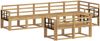 vidaXL Outdoor-Sofagarnitur 8 pcs Weiß Massivholz Akazie 3387813 Bild 2