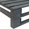 vidaXL Outdoor-Eckbank Paletten Holz Grau 44698 Bild 4