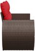 vidaXL Gartensofa mit Kissen 2-Sitzer Braun Poly Rattan 366236 Bild 5