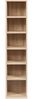 CD Regal Tynset 90x20x20 cm mit 6 Fächern Sonoma-Eichenoptik [en. casa] Bild 4