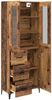 vidaXL Highboard Wandmontiert Altholz 69,5 x 34 x 180 cm Holzwerkstoff 3415777 Bild 5