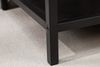riess-ambiente Standregal SLIM LINE 185cm schwarz, Einzelartikel 1-tlg, Wohnzimmer · Esche-Design · Metall · mit Ablage · Industrial Bild 4