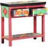 Konsolentisch, Beistelltisch, Konsole mit Schubladen Mehrfarbig 80 x 35 x 76 cm Bild 2