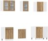 vidaXL 11-tlg. Küchenschrank-Set Lyon Artisan-Eiche Holzwerkstoff 3328576 Bild 5