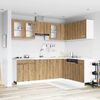 vidaXL 11-tlg. Küchenschrank-Set Lyon Artisan-Eiche Holzwerkstoff 3328576 Bild 1