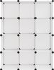 vidaXL Regalsystem mit 12 Würfeln Transparent PP 340550 Bild 3