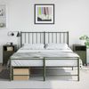 vidaXL Nachttische 2 Stk. Olivgrün 36x39x59 cm Stahl 846725 Bild 3
