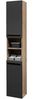 Badezimmer-Set >Vista< (5-tlg.) in Viking Oak / Schwarz - 170x190x31 (BxHxT) Bild 5