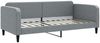 vidaXL Tagesbett Ausziehbar mit Matratze Hellgrau 90x200 cm Stoff 3196834 Bild 4