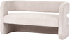 Sofa 2-Sitzer VIDSEL Chenillegewebe Beige Bild 5