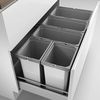 Abfallsorter Cox Box 2T/1000-5 mit fünffach Trennung inkl. Biodeckel für 100 cm Schrankbreite / Abfalleimer / Abfallsammler / Mülleimer Bild 4