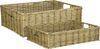 Mica Decorations Aufbewahrungskorb Liam 47 x 37 cm braun 2 Stück Bild 2
