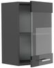 Küchenglasschrank R-Line Anthrazit Hochglanz 40 cm Vicco Bild 3