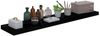 vidaXL Schweberegale 4 Stk. Hochglanz-Schwarz 120x23,5x3,8 cm MDF 323780 Bild 3