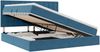vidaXL Bett mit Stauraum und LED mit LED Dunkelblau 200 x 200 cm Samt 3372811 Bild 2