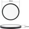 ZMH Deckenlampe LED Deckenleuchte Badezimmer - Ø22cm Badezimmerlampe Flach 15W Flurlampe Schwarz Küche Deckenbeleuchtung Rund Küchenlampe Kaltweiß Badlampe IP44 Kaltweiß für Flur Bad Schlafzimmer Bild 3