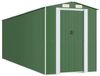 vidaXL Geräteschuppen Grün 192x606x223 cm Verzinkter Stahl 3147432 Bild 2