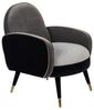 Zuiver Sessel Retro Sessel Cocktailsessel SAM Schwarz Lounger Bild 5