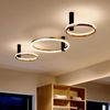 s.luce Ring Air LED Wandleuchte & Deckenlampe Ø 60cm Schwarz, Gold Bild 2