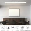 ZMH LED Deckenleuchte Dimmbar Panel Deckenlampe 120x15 cm mit Fernbedienung 42W Deckenpanel Wohnzimmerlampe 3360lm Modern Nachtlicht Schlafzimmerlampe Weiß Büroleuchte für Büro Küche flur Bild 2
