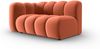 Micadoni Modulares Sofa Lupine 2-Sitzer Links Samtstoff Salvador Koralle Bild 2