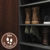 Schuhschrank Pes 4 Türen 36 Paar Redwood : Redwood Bild 3