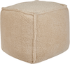 Pouf ALIPUR Hellbraun Stoff 40 cm 40 cm Bild 5