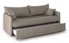 Dmora 3-Sitzer Schlafsofa Avellana, Schlafsofa fürs Wohnzimmer, gepolstert, abnehmbar, 100 % Made in Italy-Qualität, 205x86 h80 cm, Taube Bild 5