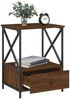 vidaXL Nachttisch Braun Eichen-Optik 50x41x65 cm Holzwerkstoff 826091 Bild 4