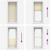 vidaXL Plissee Creme 55x150 cm Stoffbreite 54,4 cm Polyester 4015287 Bild 5