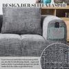 LVHOM 2-Sitzer Sofa mit Seitentasche, Chaiselongue Ecksofa Relaxsessel, Lounge Sessel Schlafsofa Polstersofa Doppelsofa für Wohnzimmer Bild 4
