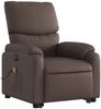 vidaXL Massagesessel mit Aufstehhilfe Elektrisch Braun Kunstleder 3204909 Bild 4