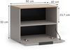Kommode Wido Greige 60 x 50 cm mit klappe Vicco Bild 2