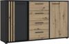 FORTE Sideboard Cardigan, Sideboard, 2 farbig, Stauraum, Schubkasten, Soft Close,Breite 142,6cm Bild 2