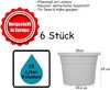 BigDean 6x Blumentopf Ø 35 cm Farbe Anthrazit Kunststoff Pflanztopf Containertopf Übertopf Pflanzkübel rund 35 x 25 cm Bild 5
