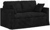 vidaXL Sofa Schwarz 138 x 78 x 80 cm Samt 42024419 Bild 2