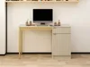 Vente-unique - MILIAKI Büromöbel Holz, Platte Beige - B 55 cm x H 75 cm x L 120 cm Bild 3