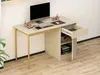 Vente-unique - MILIAKI Büromöbel Holz, Platte Beige - B 55 cm x H 75 cm x L 120 cm Bild 2