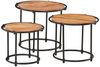 Couchtische, Sofatische 3 Stk. Massivholz Akazie Bild 3