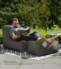 mokebo Sitzsack Der Sundowner (für drinnen & draußen), Bean Bag Outdoor, Sitzsack für deinen Balkon, Relaxliege in Anthrazit Bild 3