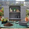 Relaxdays Pflanztisch mit Unterschrank Bild 3