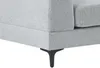 Vente-unique - JAMOLO Sessel Stoff Grau - B 89 cm x H 82 cm x L 107 cm Bild 5