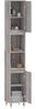 vidaXL Badschrank Grau Sonoma 30x30x190 cm Holzwerkstoff 831530 Bild 4