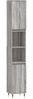 vidaXL Badschrank Grau Sonoma 30x30x190 cm Holzwerkstoff 831530 Bild 2